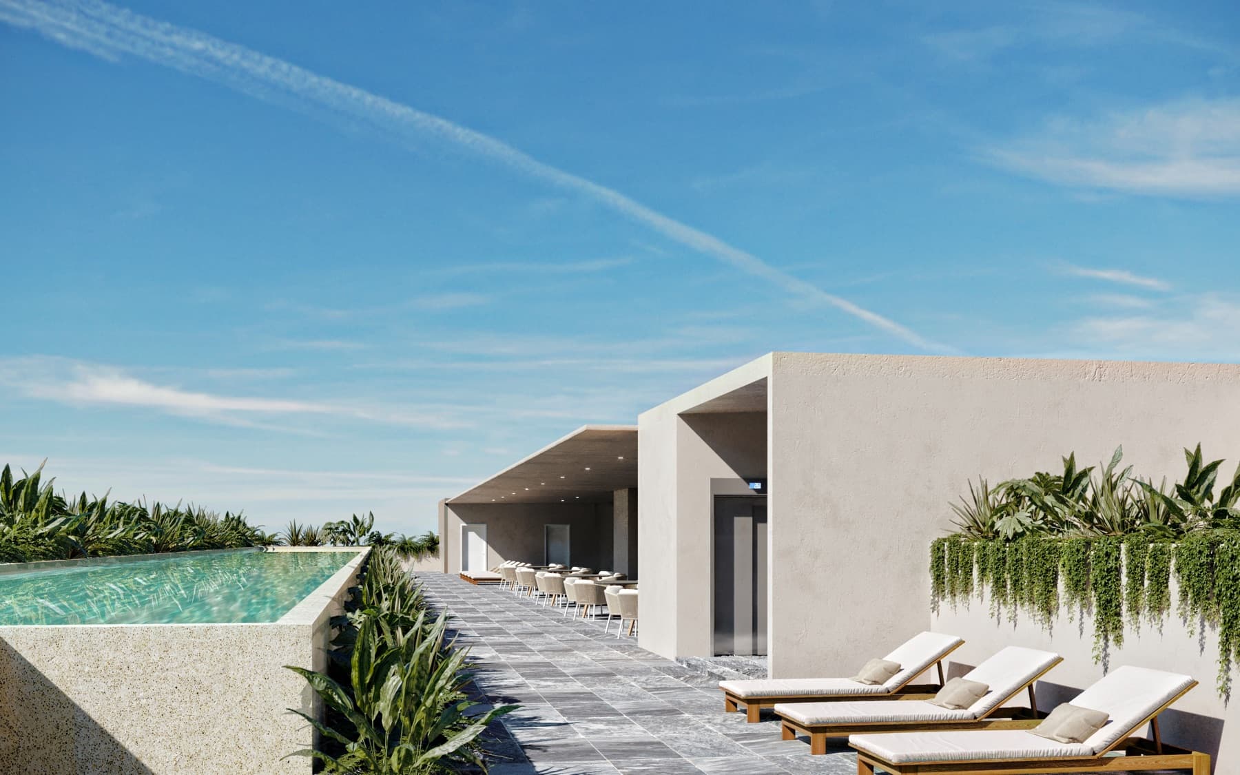 KOA Towers rooftop pool