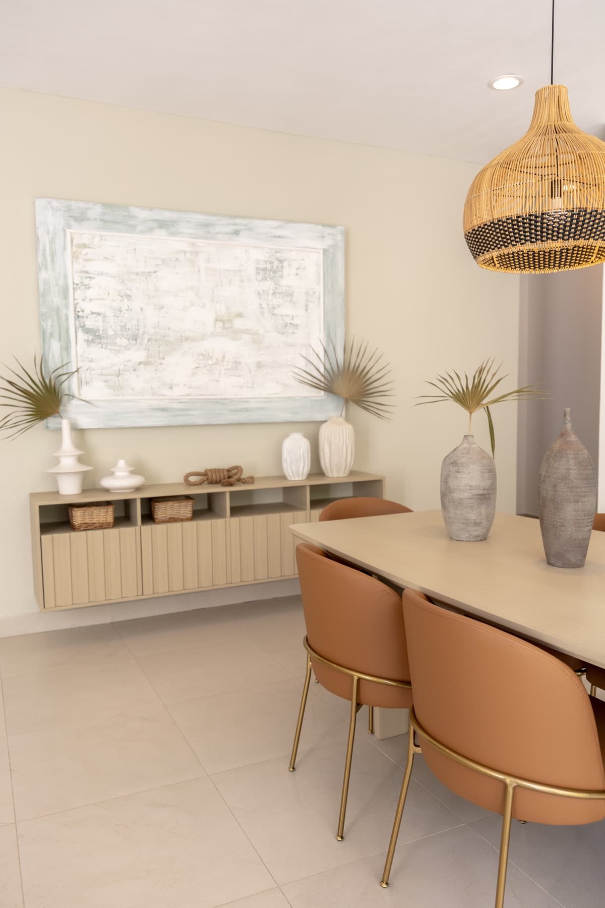 Dining area in a Palmara model residence