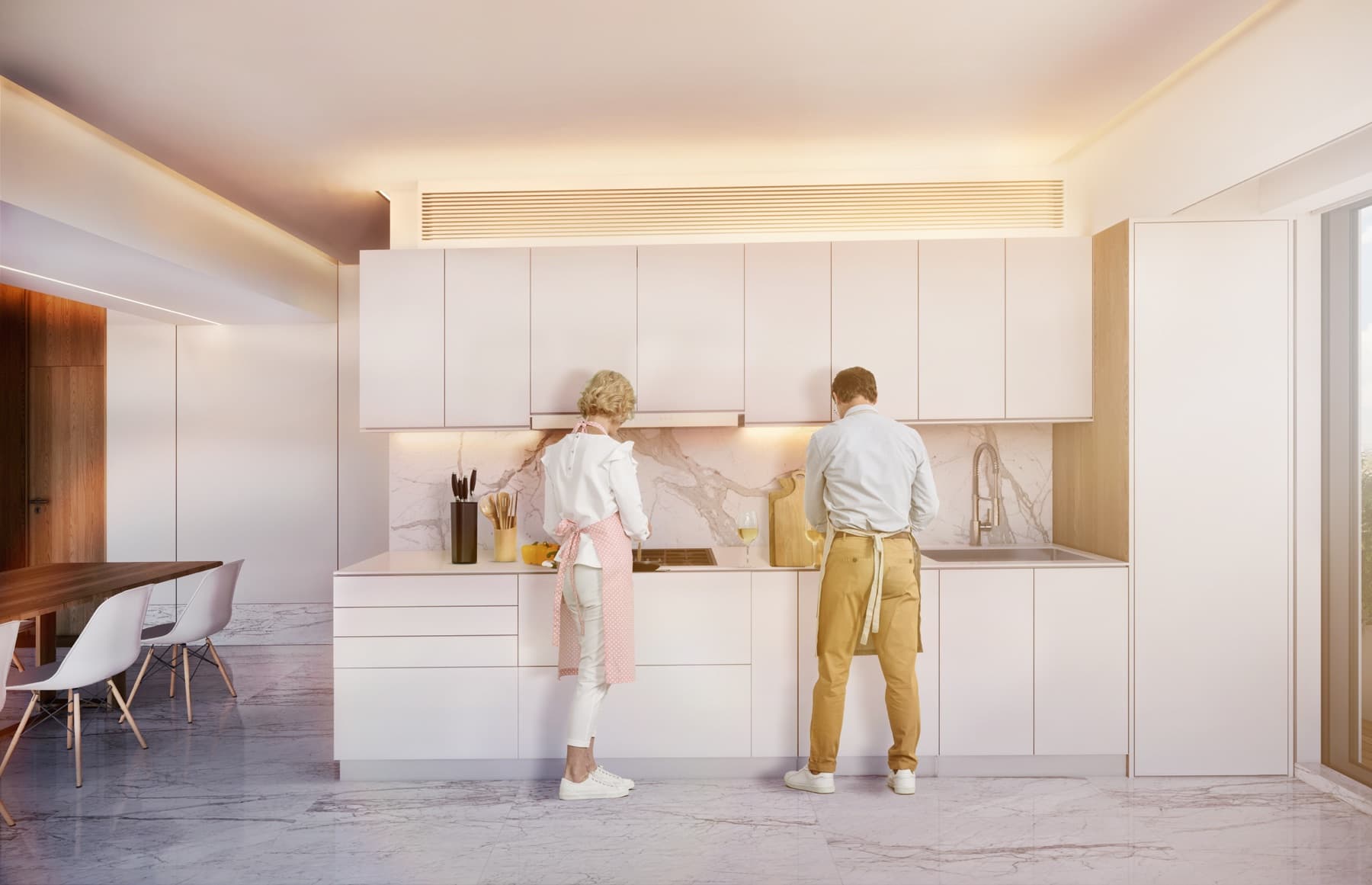 WOHA residence interior