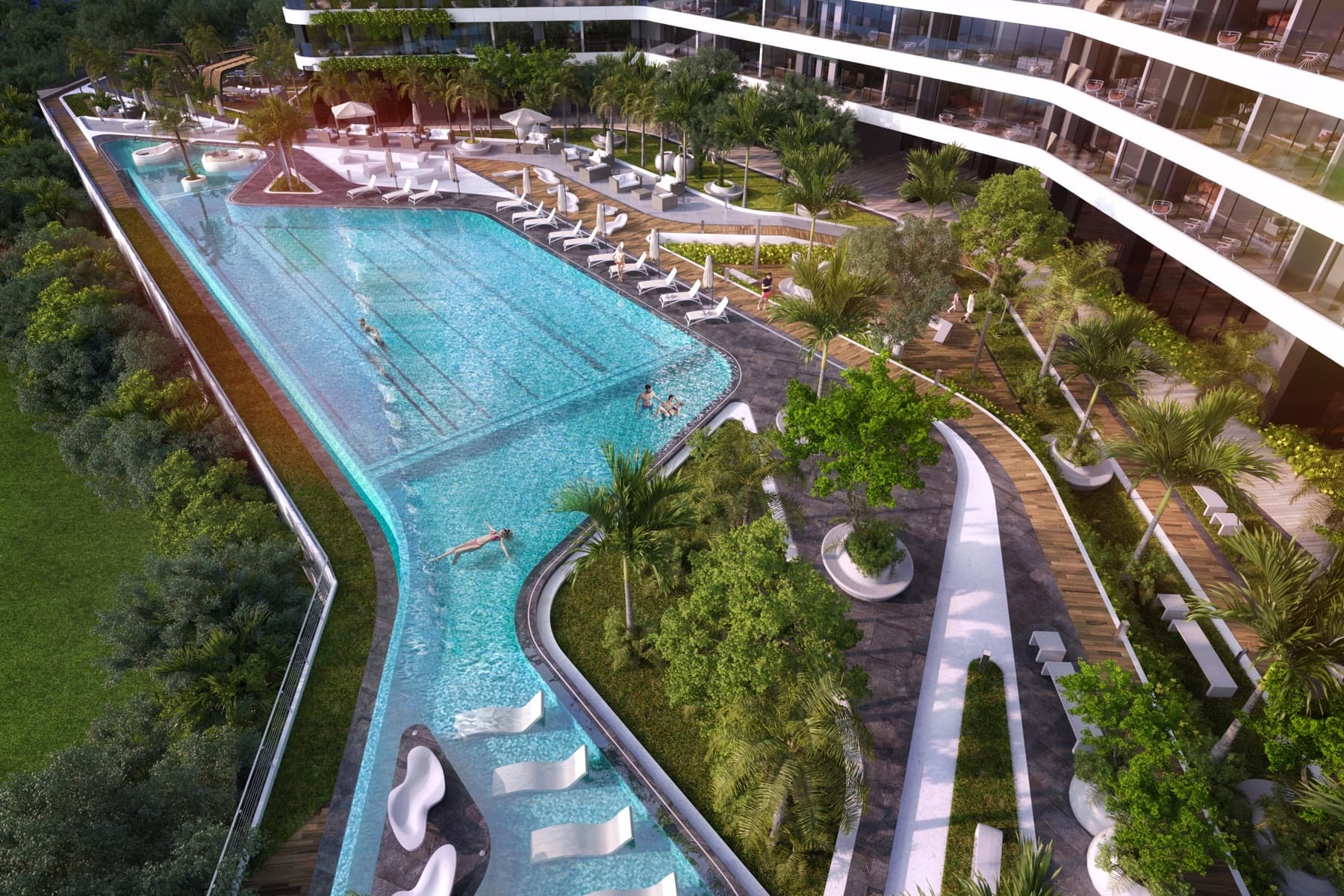 WOHA pool and outdoor amenities
